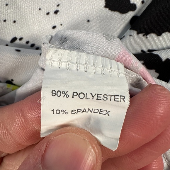 SUNDAY SWAGGER Shirt Mens Small Paint Splatter Print‎ Golf Polo Performance - Picture 10 of 12